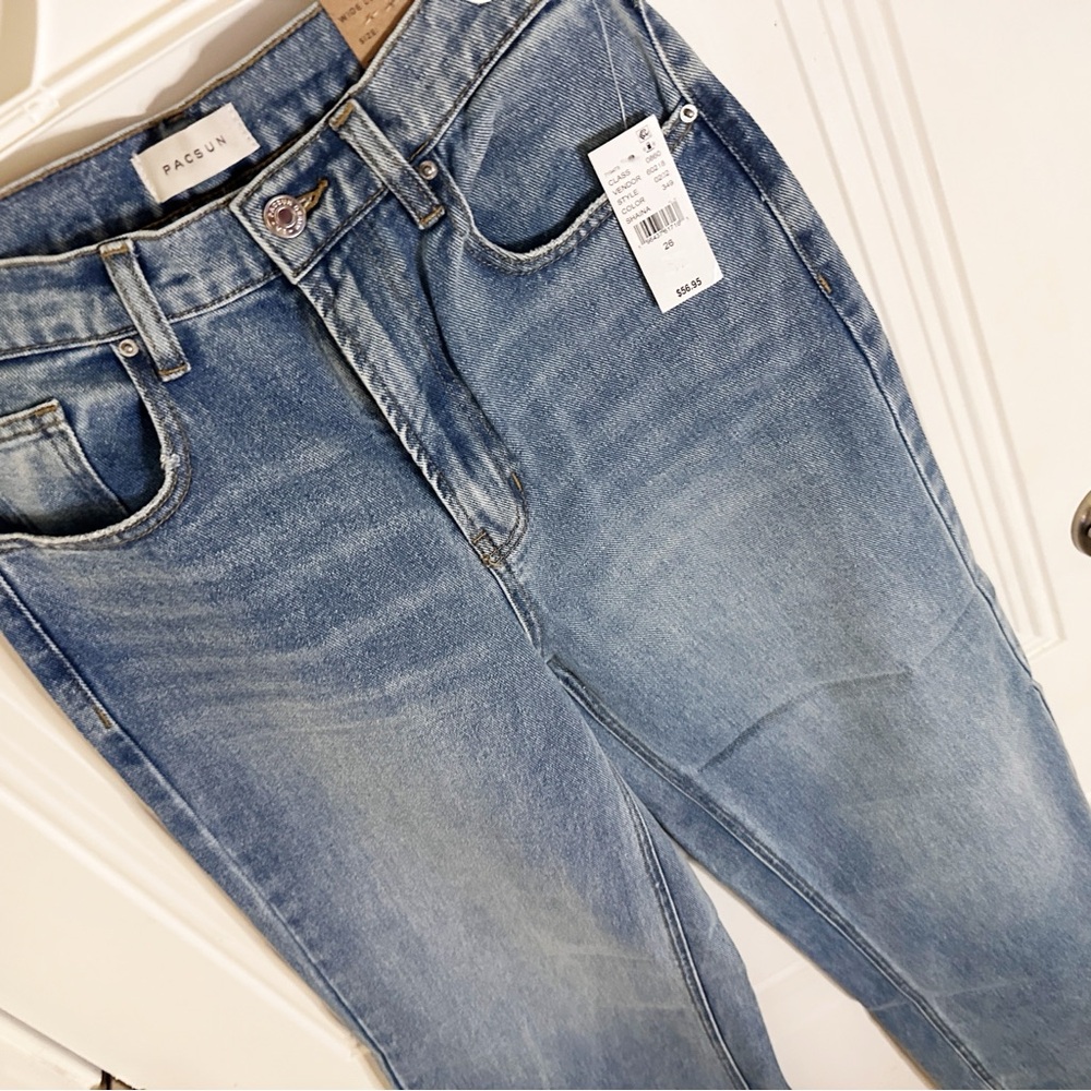 NWT PacSun Callie Boyfriend Wide Leg‎ Baggy Jeans Sz 26 - Picture 4 of 9